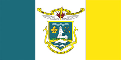 Yellowknife, Northwest Territories Flag Yellowknife, Northwest Territories Flag