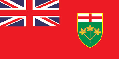 Ontario Flag Ontario Flag